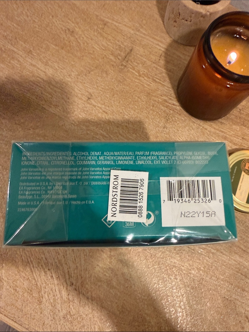 John Varvatos XX Artisan Teal Gift Box - Teal UNOPENED - Picture 2 of 3